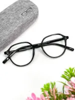 Elegant Transparent Round Eyeglasses - Image 4