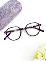 Elegant Transparent Round Eyeglasses - Image 2