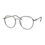 Sleek Metallic Oval Glasses