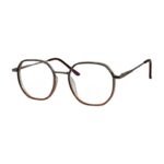 Chic Gradient Metal-Frame Glasses