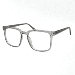 BIG Modern Clarity: Transparent Gray Square Frames - Image 2