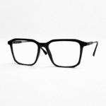 Classic Elegance: Black Acetate Square Frames - Image 2