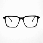 Classic Elegance: Black Acetate Square Frames