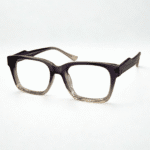 Sophisticated Gradient: Purple & Clear Square Frames