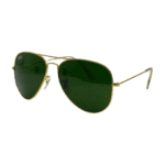 Stealth Gold Aviator Sunglasses – Green Tint