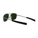 Silver Frame Green Lens Sunglasses - Image 3