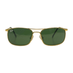 Gold & Green Lens Luxury Sunglasses - Image 2