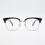 Unisex Translucent Amber Square Glasses – Vintage Engraved Frames (Copy) - Image 4
